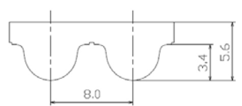 Ремни FREESPAN HTD 8М